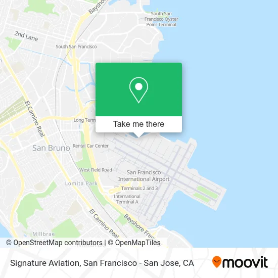 Signature Aviation map
