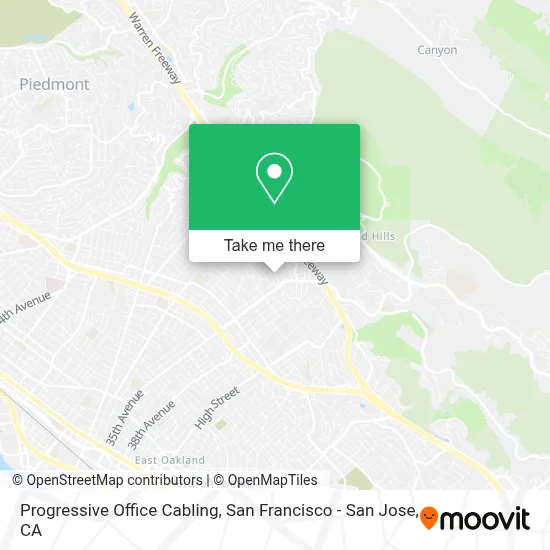 Progressive Office Cabling map