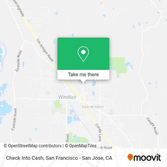 Check Into Cash map