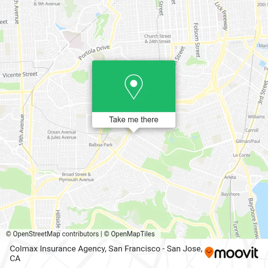 Colmax Insurance Agency map