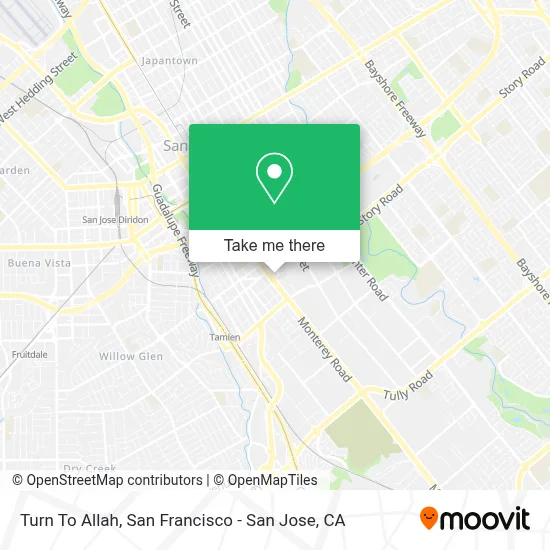 Turn To Allah map