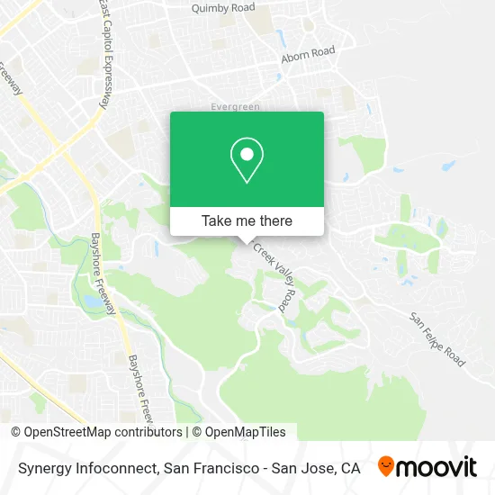 Synergy Infoconnect map