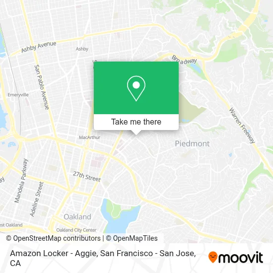 Amazon Locker - Aggie map