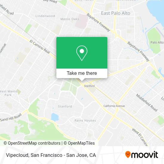 Vipecloud map
