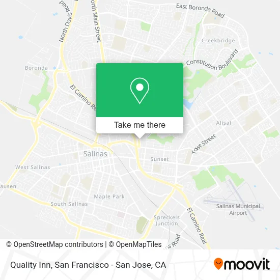 Quality Inn map