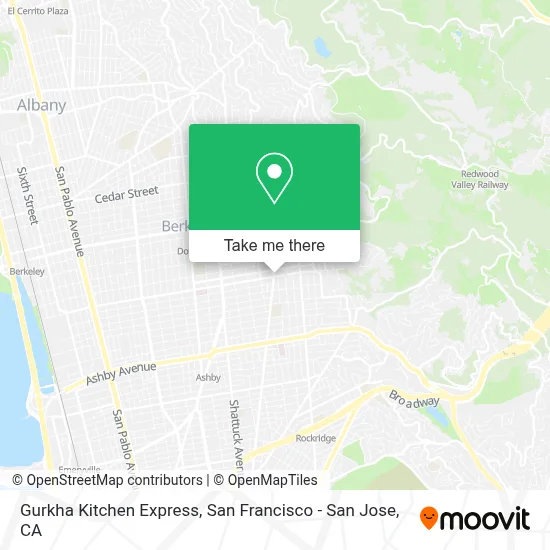 Gurkha Kitchen Express map