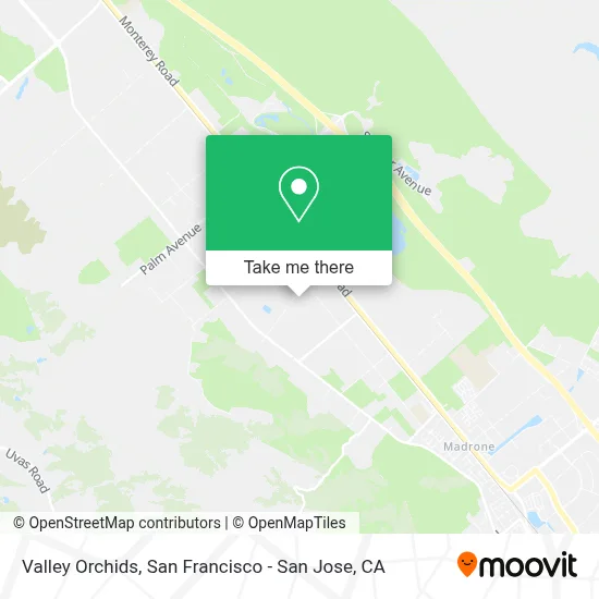 Valley Orchids map