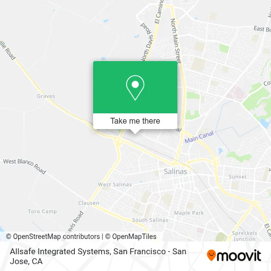 Allsafe Integrated Systems map