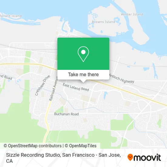 Sizzle Recording Studio map