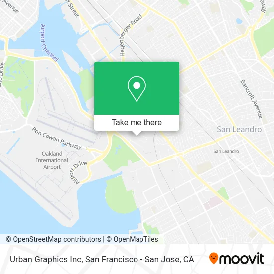 Urban Graphics Inc map