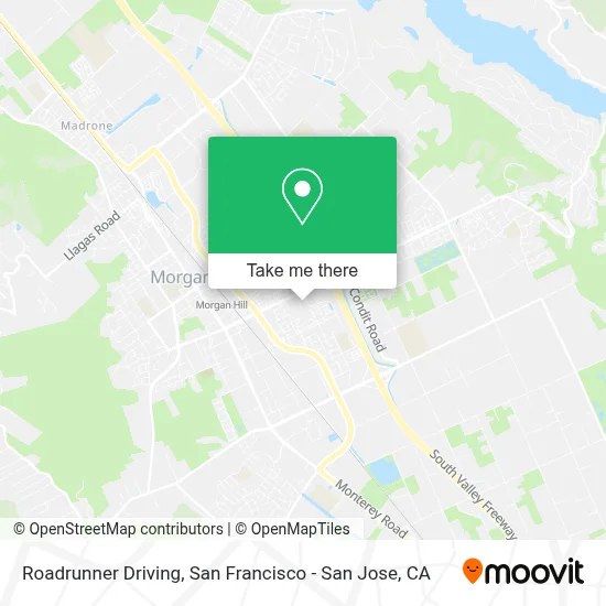 Roadrunner Driving map