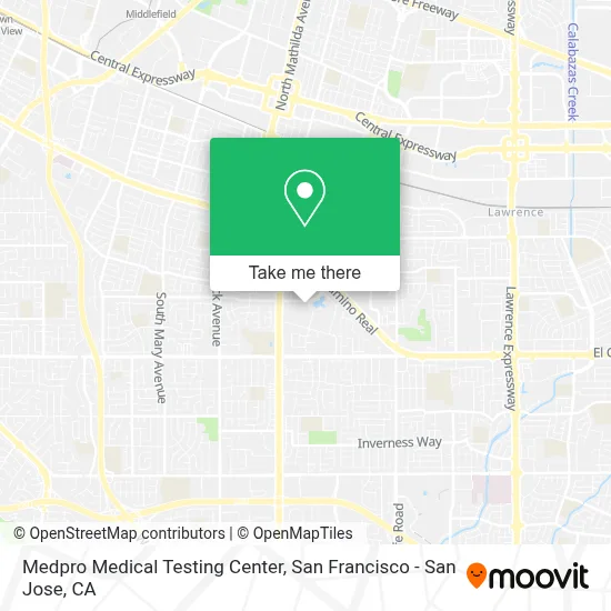 Medpro Medical Testing Center map