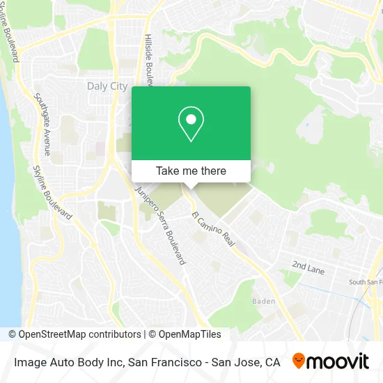 Image Auto Body Inc map