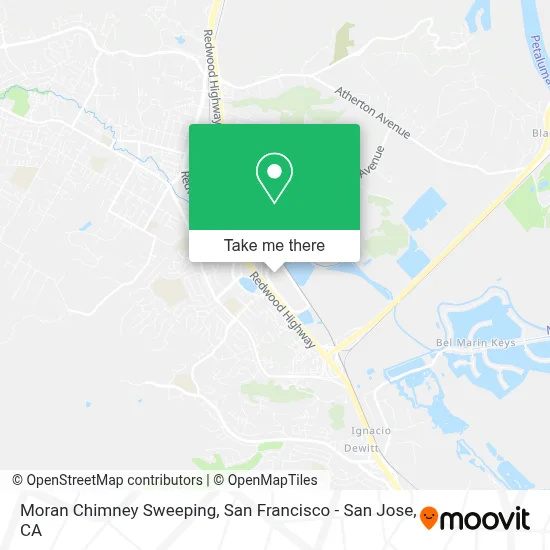 Moran Chimney Sweeping map