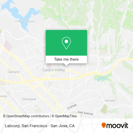 Labcorp map