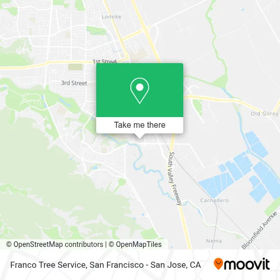 Franco Tree Service map