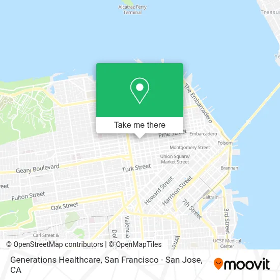 Generations Healthcare map