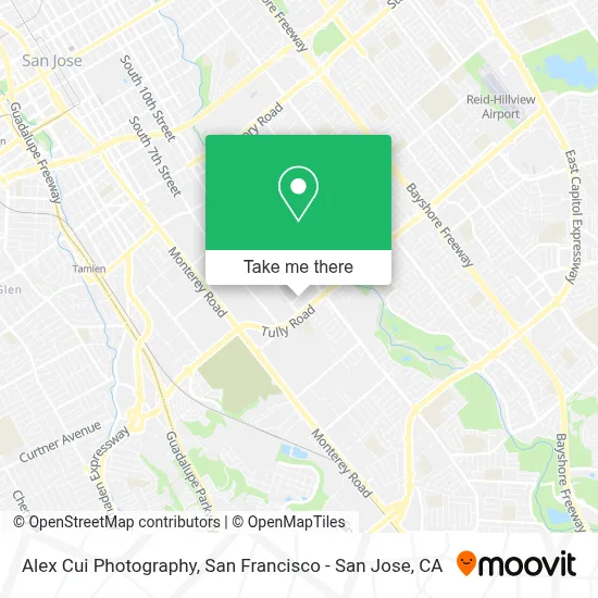 Alex Cui Photography map