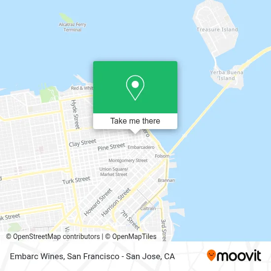 Embarc Wines map