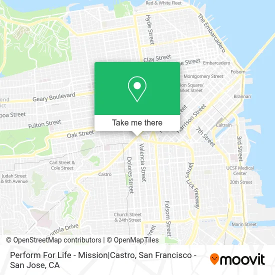 Perform For Life - Mission|Castro map