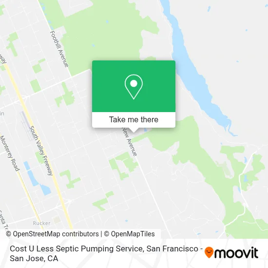 Cost U Less Septic Pumping Service map