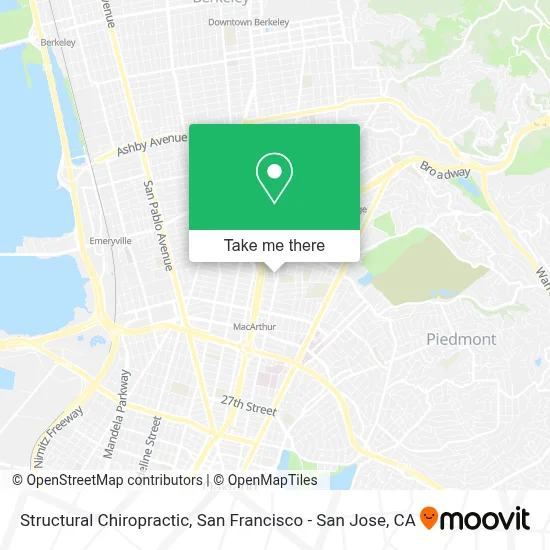 Structural Chiropractic map