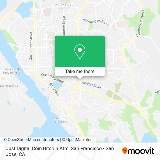 Just Digital Coin Bitcoin Atm map