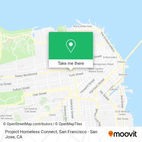 Project Homeless Connect map