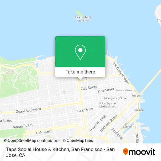 Taps Social House & Kitchen map