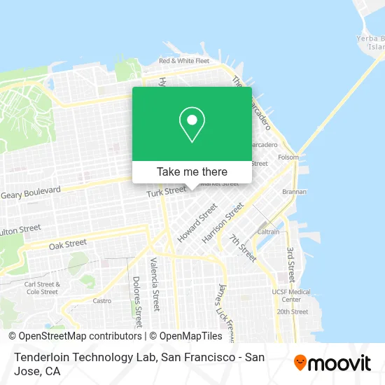 Tenderloin Technology Lab map