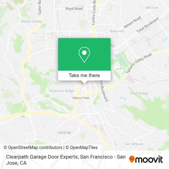 Clearpath Garage Door Experts map