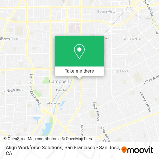 Align Workforce Solutions map