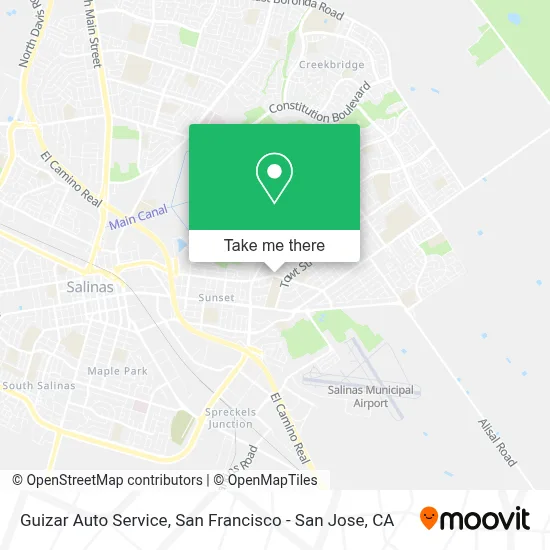 Guizar Auto Service map