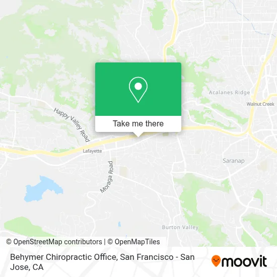 Behymer Chiropractic Office map