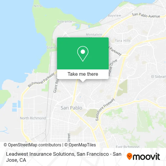 Leadwest Insurance Solutions map