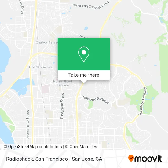 Radioshack map