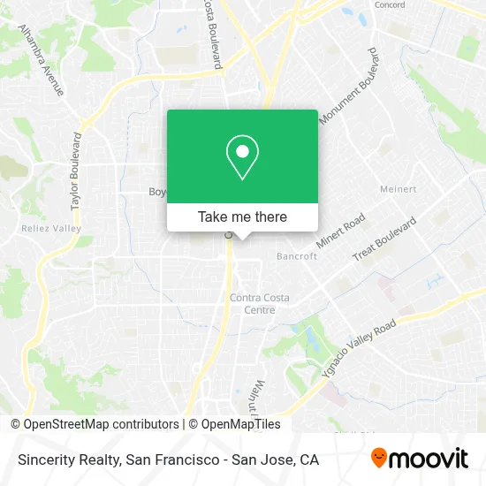 Sincerity Realty map