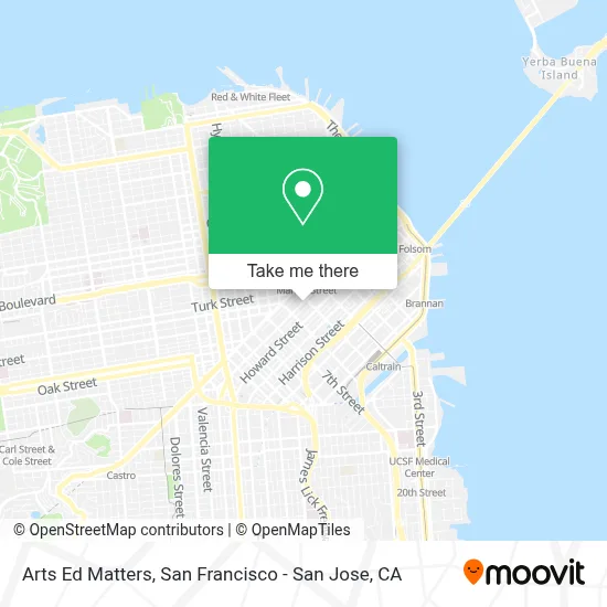 Arts Ed Matters map