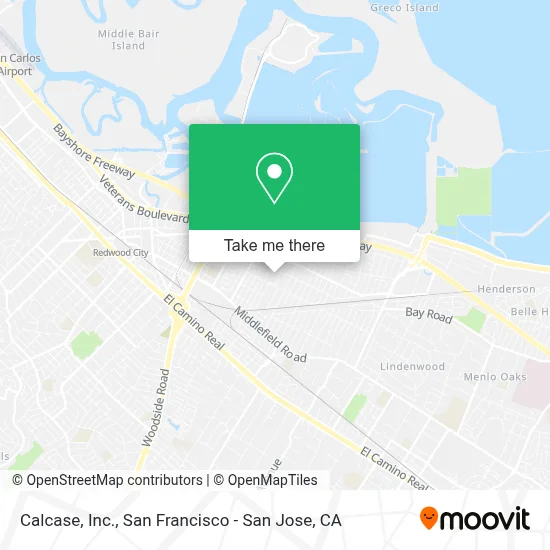Calcase, Inc. map