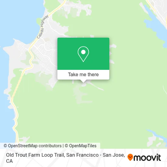 Old Trout Farm Loop Trail map