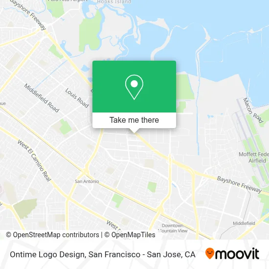 Ontime Logo Design map