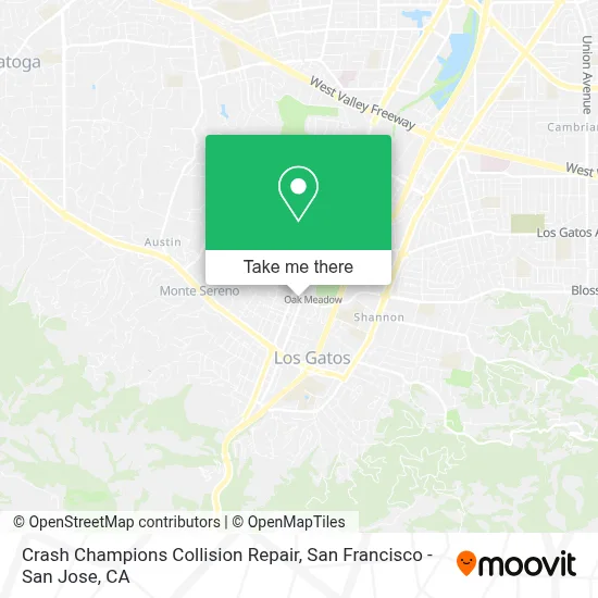 Crash Champions Collision Repair map