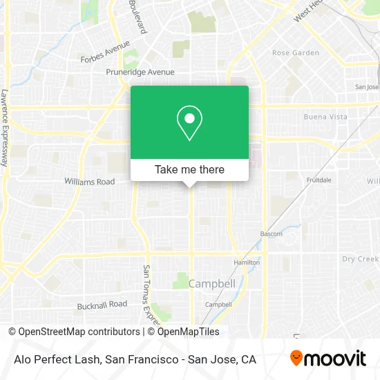 Alo Perfect Lash map