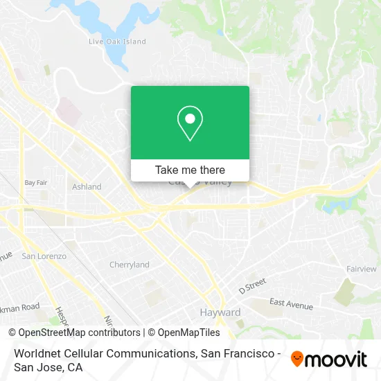 Worldnet Cellular Communications map