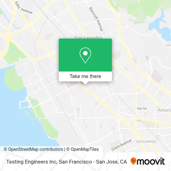 Testing Engineers Inc map