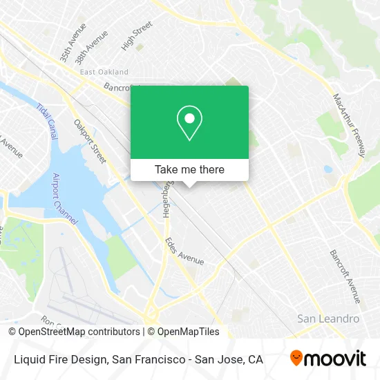 Liquid Fire Design map