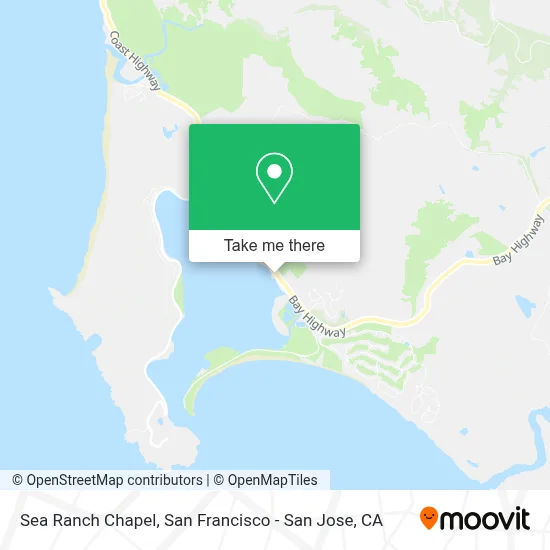 Sea Ranch Chapel map