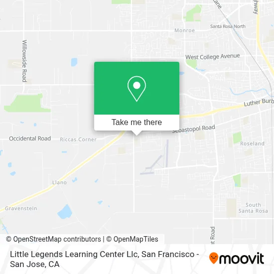 Little Legends Learning Center Llc map