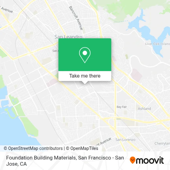Foundation Building Materials map