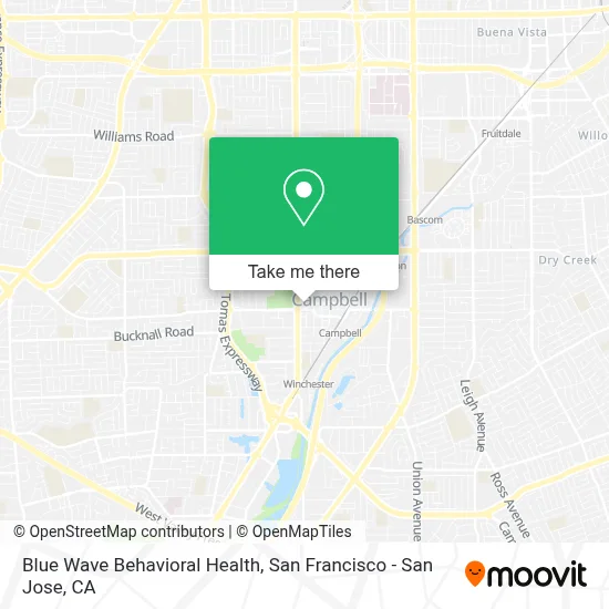 Blue Wave Behavioral Health map